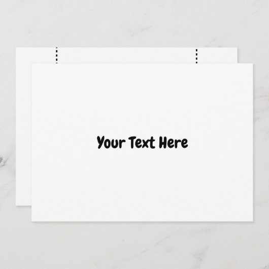 Benutzerdefiniertes Flachprogramm Programm (Vorne/Hinten)