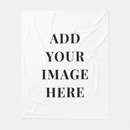 Benutzerdefiniertes Fleece-Deckblatt Hinzufügen de Fleecedecke (Vorderseite)