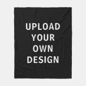 Benutzerdefiniertes Fleece-Deckblatt Hinzufügen de Fleecedecke (Vorderseite)