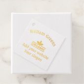 Benutzerdefiniertes Folien-Anhängeretikett Geschenkanhänger (Mit Box)