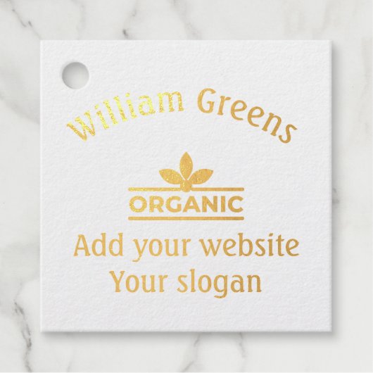 Benutzerdefiniertes Folien-Anhängeretikett Geschenkanhänger (Vorderseite)