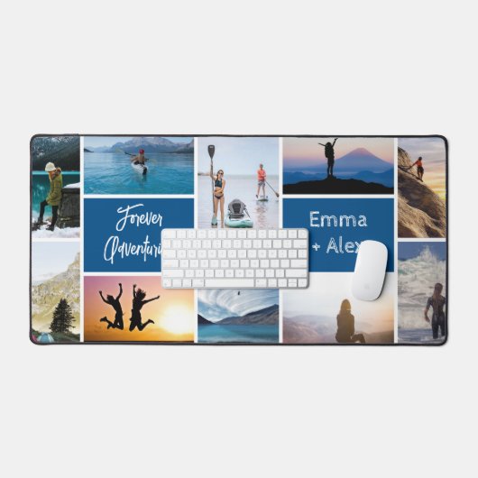 Benutzerdefiniertes Forever Adventing 10 FotoColla Schreibtischunterlage (Tastatur & Maus)