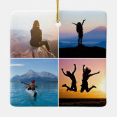 Benutzerdefiniertes Forever Adventing 8 Foto Colla Keramikornament (Rückseite)