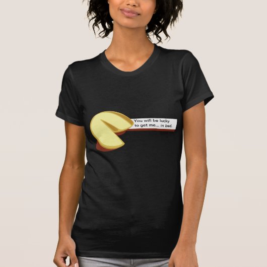 Benutzerdefiniertes Fortune-Cookie T-Shirt (Vorderseite)