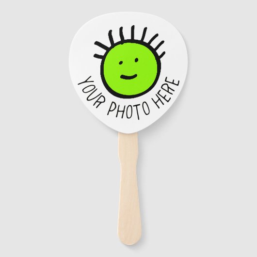 Benutzerdefiniertes Foto 10 PADDLE-HAND-FANS, FAVO Fächer (Vorderseite)