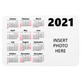 Benutzerdefiniertes Foto 2021-Kalender | Benutzerd Magnet