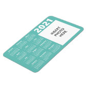 Benutzerdefiniertes Foto 2021 Kalendermagazin | AQ Magnet (Linke Seite)