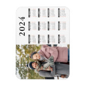 Benutzerdefiniertes Foto 2024 Kalendermagazin Magnet (Vertikal)