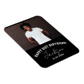 Benutzerdefiniertes Foto 21. Geburtstag Party Memo Magnet (Rechte Seite)