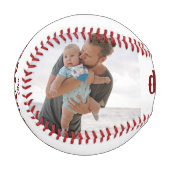 benutzerdefiniertes Foto 2-Keepsake Baseball (Vorderseite Links)