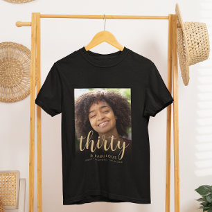 Benutzerdefiniertes Foto 30. und fantastische Gebu T-Shirt