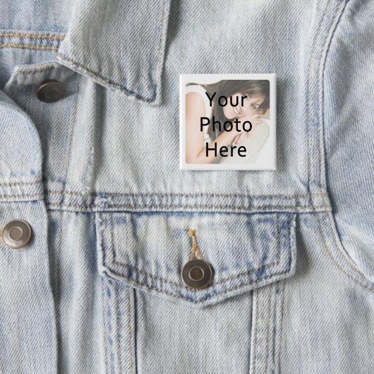 Benutzerdefiniertes Foto abgerundeter Eckplatz Button (Beispiel)