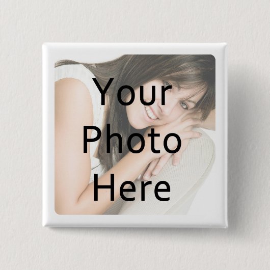 Benutzerdefiniertes Foto abgerundeter Eckplatz Button (Vorderseite)