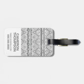 Benutzerdefiniertes Foto Abstrakt geometrisches Az Gepäckanhänger (Rückseite horizontal)