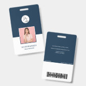 Benutzerdefiniertes Foto Abzeichen, Bar Code, Logo Ausweis (Vorder- & Rückseite)