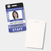 Benutzerdefiniertes Foto-Abzeichen - Bearbeitbar Ausweis (Vorder- & Rückseite)