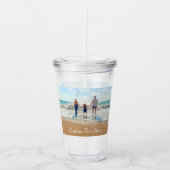 Benutzerdefiniertes Foto Akryllischer Tumbler Ihr  Acryltrinkbecher (Vorderseite)