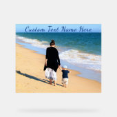 Benutzerdefiniertes Foto Akryllisches Zeichen mit  Acrylschild (Vorderseite)