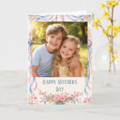 Benutzerdefiniertes Foto Alles Gute zum Muttertag Karte (Gelbe Blume)