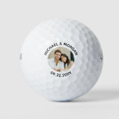 Benutzerdefiniertes Foto-Andenken oder Hochzeitsge Golfball (Vorderseite)