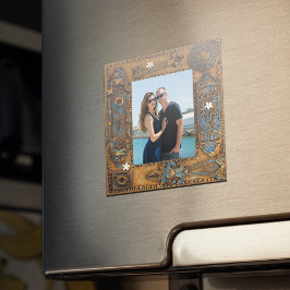 Benutzerdefiniertes Foto Antikes Skelett Schlüssel Magnet