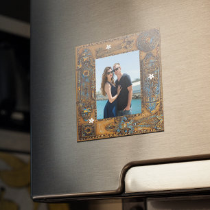 Benutzerdefiniertes Foto Antikes Skelett Schlüssel Magnet