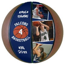 Benutzerdefiniertes Foto, Anzahl und Teamblau