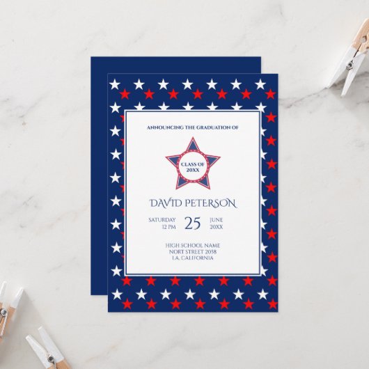 Benutzerdefiniertes Foto auf der Rückseite Einladung (Vorderseite/Rückseite Beispiel)