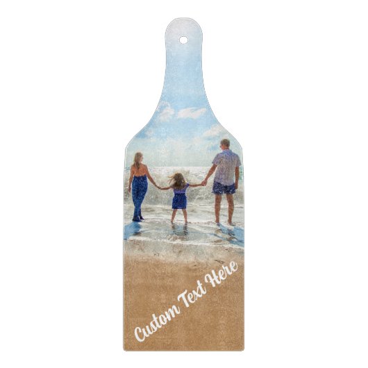 Benutzerdefiniertes Foto Ausschneiden von Fotos un Schneidebrett (Vorderseite)