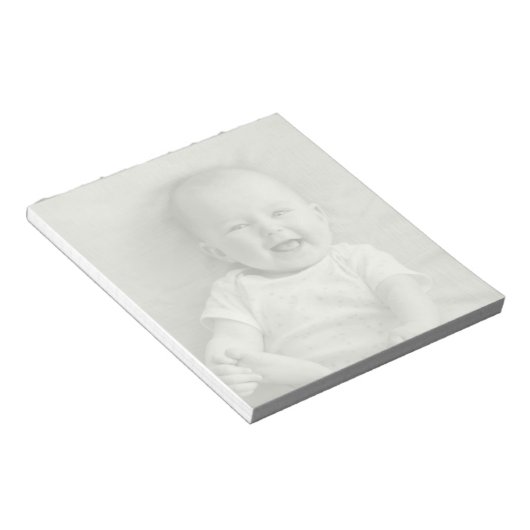 Benutzerdefiniertes Foto | Auto Pic in B & W Light Notizblock (angewinkelt)