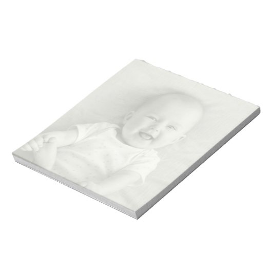 Benutzerdefiniertes Foto | Auto Pic in B & W Light Notizblock (Rotiert)