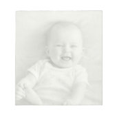 Benutzerdefiniertes Foto | Auto Pic in B & W Light Notizblock (Vorderseite)