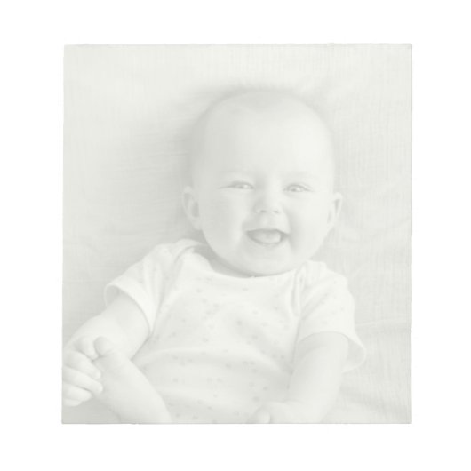 Benutzerdefiniertes Foto | Auto Pic in B & W Light Notizblock (Vorderseite)