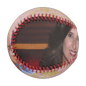 Benutzerdefiniertes Foto Baseball (Vorderseite Links)