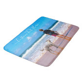 Benutzerdefiniertes Foto Bath-Matte Ihr Lieblings- Badematte (Schrägansicht)