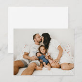 Benutzerdefiniertes Foto Begleitkarte (Vorne/Hinten)