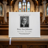 Benutzerdefiniertes Foto Begräbnisgastronomie - In Gästebuch