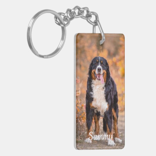 Benutzerdefiniertes Foto-Beileid - Pet Loss - Memo Schlüsselanhänger (Vorderseite links)