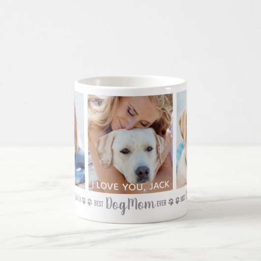 Benutzerdefiniertes Foto Beste Dog-Mama je Kaffeetasse (Mittel)