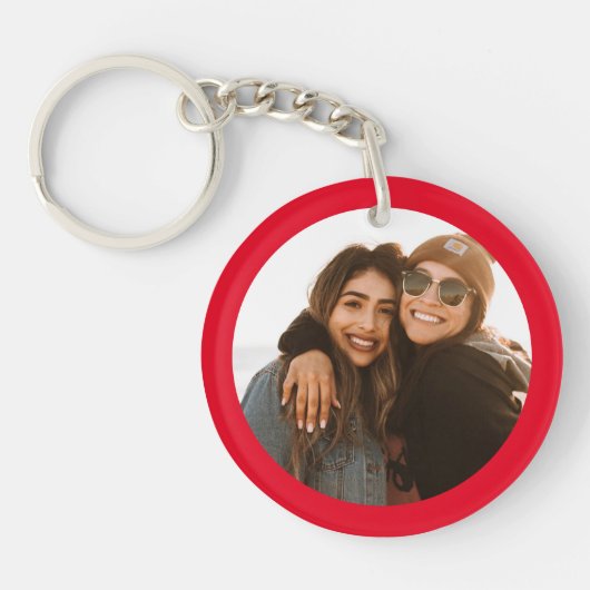Benutzerdefiniertes Foto Beste Freunde Erstellen S Schlüsselanhänger (Vorderseite)