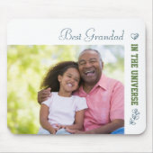 Benutzerdefiniertes Foto - Beste Grandade im Unive Mousepad (Vorne)