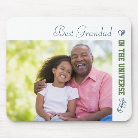 Benutzerdefiniertes Foto - Beste Grandade im Unive Mousepad (Vorne)