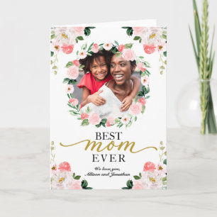 Benutzerdefiniertes Foto Beste Mama Aller Zeiten F Karte