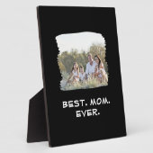 Benutzerdefiniertes Foto Beste Mama je Muttertag Fotoplatte (Seite)