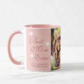 Benutzerdefiniertes Foto Beste Mama je Tasse (Links)
