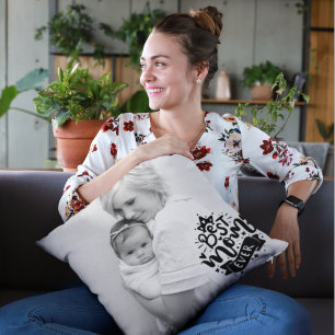 Benutzerdefiniertes Foto Beste Mutter Aller Zeiten Kissen
