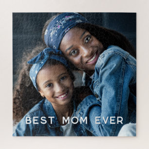 Benutzerdefiniertes Foto Beste Mutter Aller Zeiten Puzzle