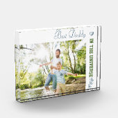 Benutzerdefiniertes Foto - Bester Papa im Universu (Links)