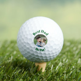 Benutzerdefiniertes Foto Bester Vater bisher Neuer Golfball