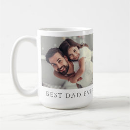 Benutzerdefiniertes Foto Bester Vater für alle Zei Kaffeetasse